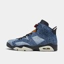 W[_ Y g6 Air Jordan Retro 6 Xj[J[ Washed Denim/Black/Sail/Varsity Red