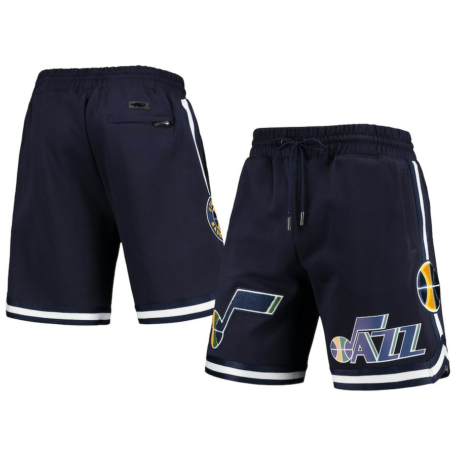 プロスタンダード メンズ バスパン ハーフパンツ ジャズ Utah Jazz Pro Standard Chenille Shorts - Navy