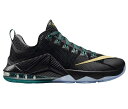 Nike LeBron XII 12 LowY Black/Anthracite/Radiant Emerald iCL obV uWF[X