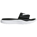 アディダス メンズ サンダル adidas Alphabounce Slide スリッパ White/Core Black/White