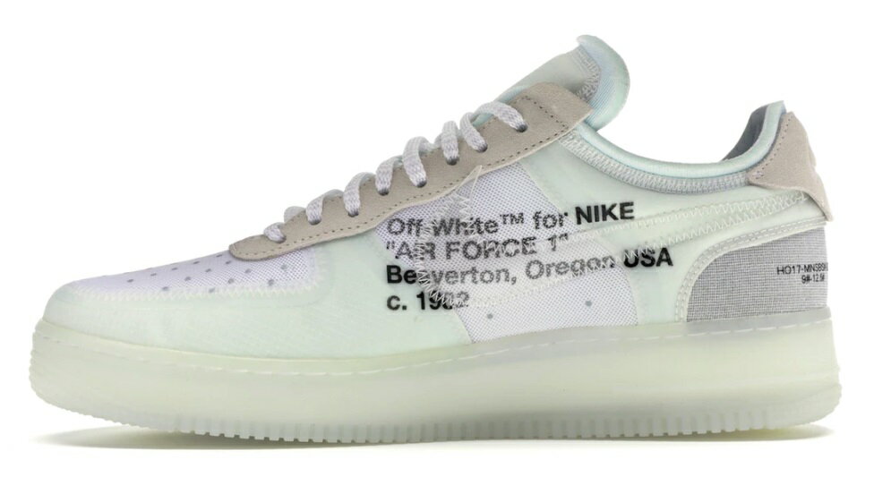 ナイキ メンズ オフホワイト エアフォース1 Air Force 1 Low Off-White スニーカー WHITE/WHITE-SAIL ※代引き不可