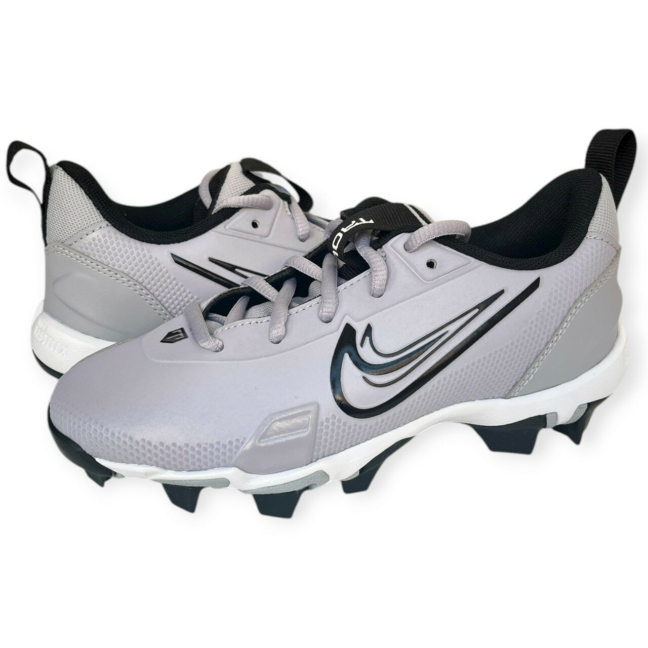 NIKE - ナイキ スパイク 野球 トラウト9 ジュニア シューズ 靴 NIKE キッズ グレー 黒 Trout 9
