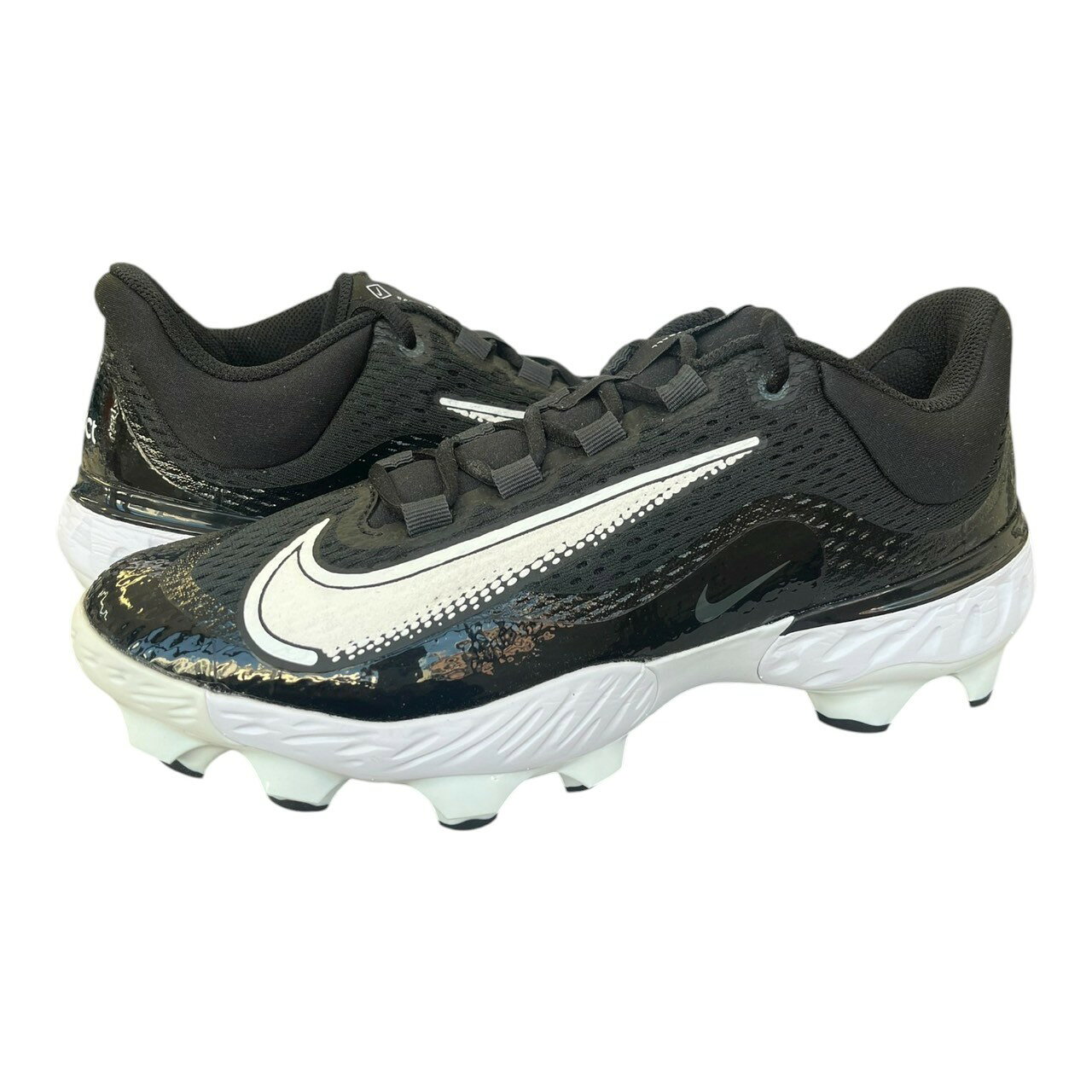 NIKE - ナイキ スパイク 野球 アルファハラチ エリート 4 MCS 軽量 ブラック ホワイト NIKE シューズ 靴 メンズ ブランド シンプル 大人 一般用