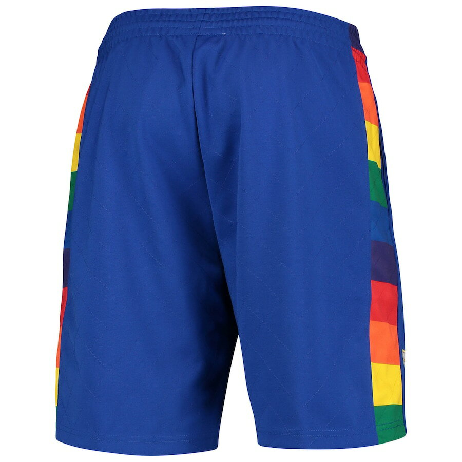 ミッチェルアンドネス メンズ バスパン ハーフパンツ ナゲッツ "Denver Nuggets" Mitchell & Ness 75th Anniversary Swingman Shorts - Blue