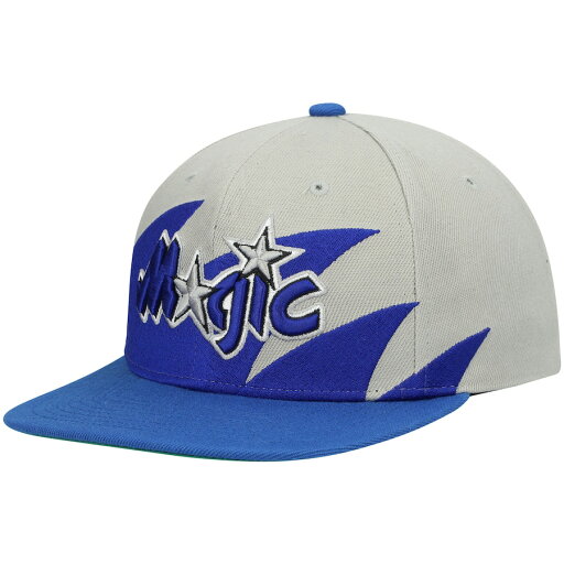 ミッチェルアンドネス メンズ キャップ マジック Orlando Magic Mitchell & Ness Hardwood Classics Sharktooth Snapback Hat - Silver/Blue ミッチェルアンドネス メンズ キャップ マジック Orlando Magic Mitchell & Ness Hardwood Classics Sharktooth Snapback Hat - Silver/Blue