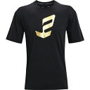 [ A_[A[}[ Y TVc  Gr[h Under Armour Embiid Gold Mine T-Shirt - Black/Gold  ubN NBA oXP 