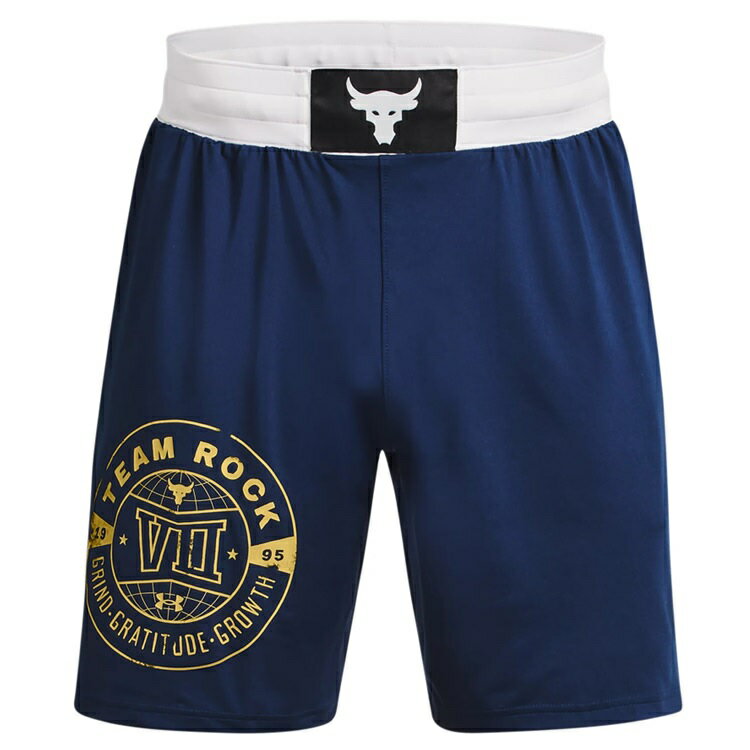 即納 アンダーアーマー プロジェクトロック ボクサーパンツ ショーツ Under Armour Men 039 s Project Rock Boxing Shorts - Academy/White