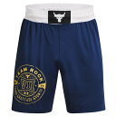 即納 アンダーアーマー プロジェクトロック ボクサーパンツ ショーツ Under Armour Men 039 s Project Rock Boxing Shorts - Academy/White