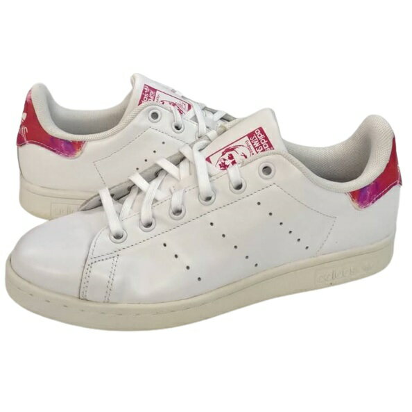 即納 アディダス オリジナルス キッズ スタンスミス スニーカー Adidas Original Stan Smith J - White/Bold Pink