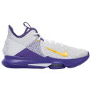 ナイキ メンズ レブロン ウィットネス4 Nike LeBron Witness 4 バッシュ White/Amarillo/Field Purple