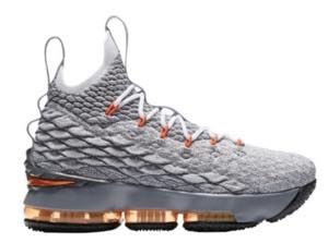 iCL LbY/fB[X Nike LeBron 15 XV GS obV Black/Safety Orange/Dark Grey u15 ~joX