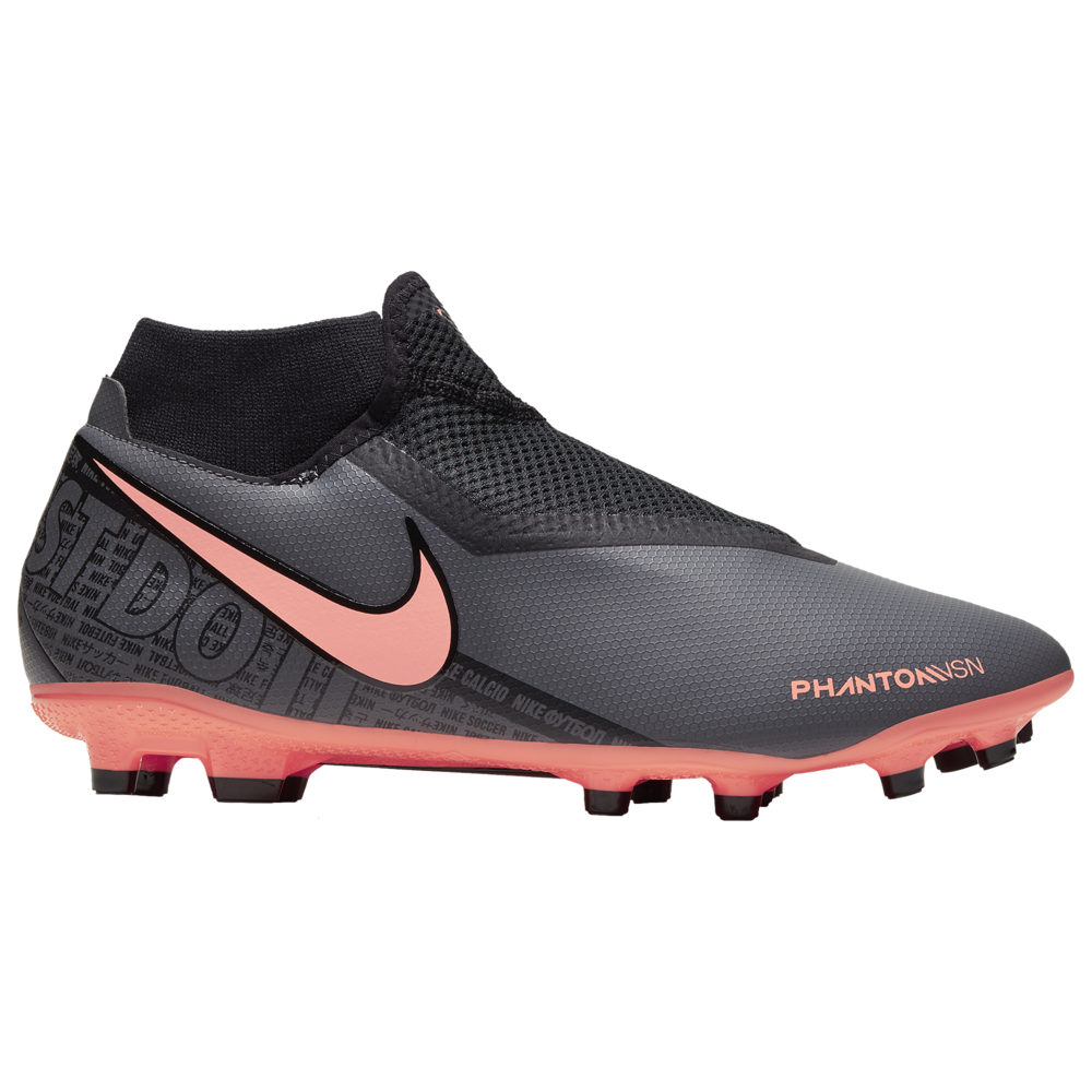 ナイキ メンズ サッカーシューズ Nike Phantom Vision Academy DF FG/MG スパイク Dark Grey/Bright Mango/Black