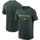 iCL Y Oakland Athletics Nike Authentic Collection Team Performance T-Shirt TVc  Green