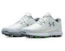 A_[A[}[ Y StV[Y Under Armour HOVR Drive Woven Golf Shoes XpCN White/Metallic Silver