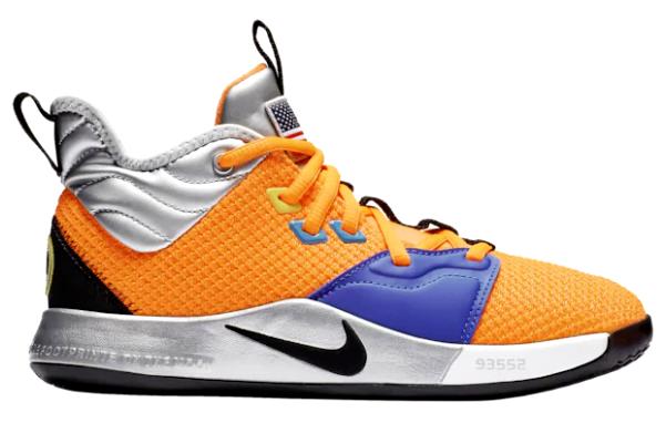 ナイキ キッズ/レディース Nike PG 3 GS "NASA" バッシュ Total Orange/Black/Met Silver ポールジョージ ミニバス