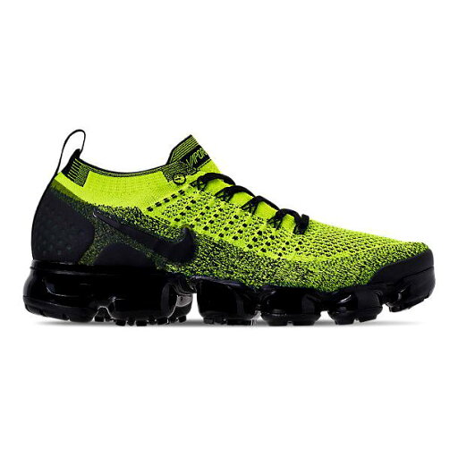 ナイキ メンズ ランニングシューズ Nike Air Vapormax Flyknit 2 スニーカー Volt/Black/Volt ナイキ メンズ ランニングシューズ Nike Air Vapormax Flyknit 2 スニーカー Volt/Black/Volt