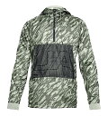 A_[A[}[ Y Under Armour UA Sportstyle Longline Anorak Hoodie  p[J[ Moss Green / Blac