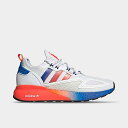 AfB_X IWiX Y adidas Originals ZX 2K Boost jOV[Y White/Red/Blue