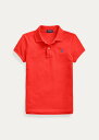 t[ 7-16 K[Y/LbY Polo Ralph Lauren Cotton Mesh Polo Shirt |Vc  African Red ̎q