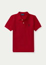 t[ 2T-7 {[CY/LbY Polo Ralph Lauren Cotton Mesh Polo Shirt |Vc  Rl2000 Red j̎q