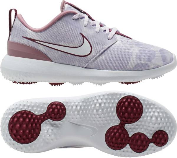 即納 ナイキ レディース Nike 2020 Roshe G Golf Shoes ゴルフシューズ GRAPE/WHITE/VILLAIN RED その1