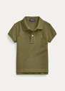 t[ 2-6X K[Y/LbY Polo Ralph Lauren Cotton Mesh Polo Shirt |Vc  Defender Green ̎q