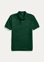 t[ 8-20 {[CY/LbY Polo Ralph Lauren Cotton Mesh Polo Shirt |Vc  College Green j̎q