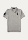 ラルフローレン 8-20 ボーイズ/キッズ Polo Ralph Lauren Big Pony Cotton Mesh Polo ポロシャツ 半袖 Andover Heather 男の子