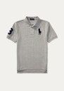 t[ 8-20 {[CY/LbY Polo Ralph Lauren Big Pony Cotton Mesh Polo |Vc  Andover Heather j̎q