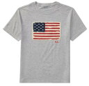 t[ {[CY/LbY TVc Polo Ralph Lauren Flag Cotton Jersey T-Shirt  ANDOVER HEATHER