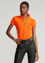 ラルフローレン ポロ ラルフローレン レディース Polo Ralph Laure Slim Fit Stretch Polo Shirt ポロシャツ 半袖 Sailing Orange