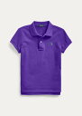 t[ 7-16 K[Y/LbY Polo Ralph Lauren Cotton Mesh Polo Shirt |Vc  Chalet Purple ̎q