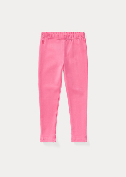 ラルフローレン 2-6X ガールズ/キッズ Polo Ralph Lauren Bow-Back Jersey Legging レギンス パンツ Baja Pink 女の子