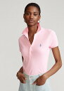 ラルフローレン ポロ ラルフローレン レディース Polo Ralph Laure Slim Fit Stretch Polo Shirt ポロシャツ 半袖 Carmel Pink