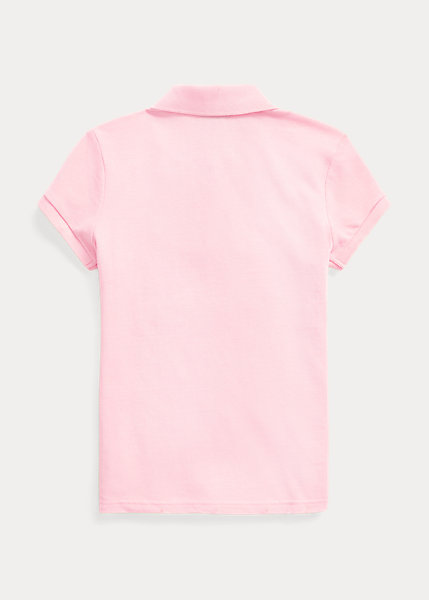 ラルフローレン 7-16 ガールズ/キッズ Polo Ralph Lauren Cotton Mesh Polo Shirt ポロシャツ 半袖 Carmel Pink 女の子