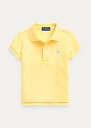 ラルフローレン 2-6X ガールズ/キッズ Polo Ralph Lauren Cotton Mesh Polo Shirt ポロシャツ 半袖 Empire Yellow 女の子