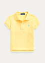 ラルフローレン 2-6X ガールズ/キッズ Polo Ralph Lauren Cotton Mesh Polo Shirt ポロシャツ 半袖 Empire Yellow 女の子