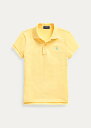 ラルフローレン 7-16 ガールズ/キッズ Polo Ralph Lauren Cotton Mesh Polo Shirt ポロシャツ 半袖 Empire Yellow 女の子