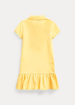 ポロ ラルフローレン 2-6X ガールズ/キッズ Polo Ralph Lauren Cotton Mesh Polo Dress ワンピース Empire Yellow 女の子