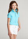 t[ 7-16 K[Y/LbY Polo Ralph Lauren Cotton Mesh Polo Shirt |Vc  French Turquoise ̎q
