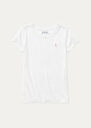 | t[ 2-6X K[Y/LbY Polo Ralph Lauren Cotton-Modal Crewneck Tee TVc  White T-shirt ̎q