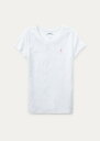 | t[ 7-16 K[Y/LbY Polo Ralph Lauren Cotton-Modal Crewneck Tee TVc  White T-shirt ̎q