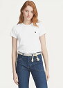 ラルフローレン ポロ ラルフローレン レディース Polo Ralph Lauren Cotton Crewneck T-Shirt Tシャツ 半袖 White