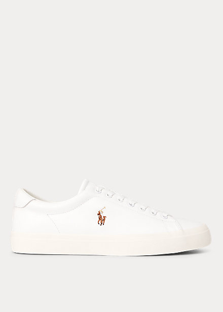 ポロ ラルフローレン スニーカー メンズ ラルフローレン メンズ スニーカー Polo Ralph Lauren Graffiti Thorton Sneaker レザーシューズ White/White