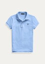 t[ 7-16 K[Y/LbY Polo Ralph Lauren Cotton Mesh Polo Shirt |Vc  Harbor Island Blue ̎q