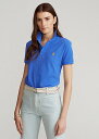 ラルフローレン ゴルフウェア レディース ポロ ラルフローレン レディース Polo Ralph Laure Classic Fit Mesh Polo Shirt ポロシャツ 半袖 New Iris Blue