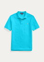 t[ 8-20 {[CY/LbY Polo Ralph Lauren Cotton Mesh Polo Shirt |Vc  Cove Blue j̎q