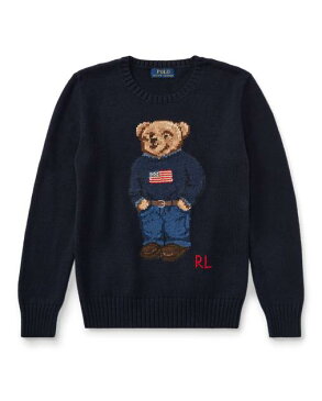 ポロ ラルフローレン ボーイズ/キッズ Polo Ralph Lauren Polo Bear Cotton Sweater セーター HUNTER NAVY