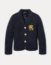 | t[ 2T-6X K[Y/LbY Polo Ralph Lauren Knit Cotton-Blend Blazer uU[ WPbg AVIATOR NAVY