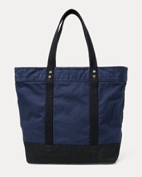 ポロ ラルフローレン メンズ Polo Ralph Lauren Canvas Big Pony Tote Bag トートバッグ NAVY/BLACK